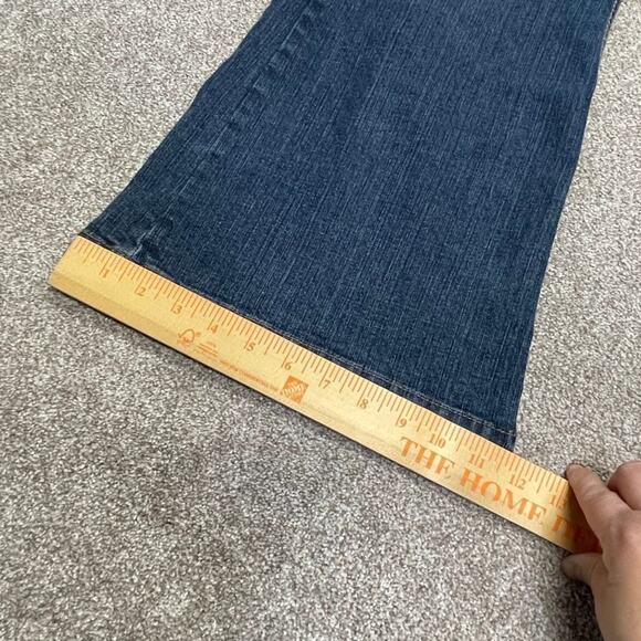 y2k vtg grunge festival boho streetwear Bongo Flare jeans sz 15 cowgirl rodeo - Picture 4 of 12